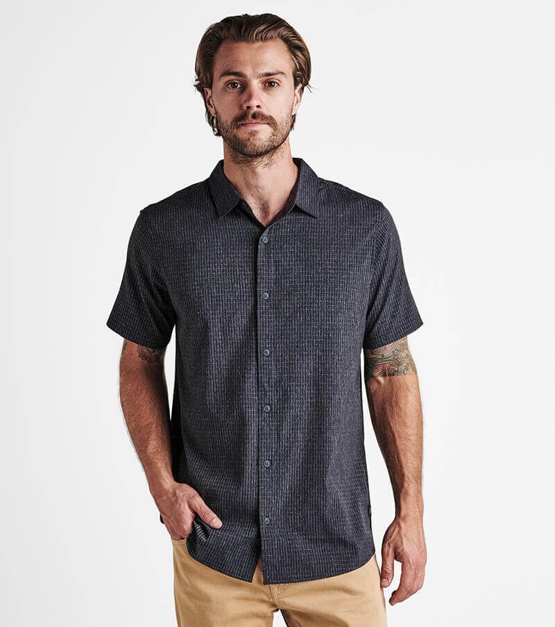 Roark Bless Up Breathable Stretch Button Up Shirt - Men's Button Down Short Sleeve Shirt, Casual Short Sleeve Shirt for Men3