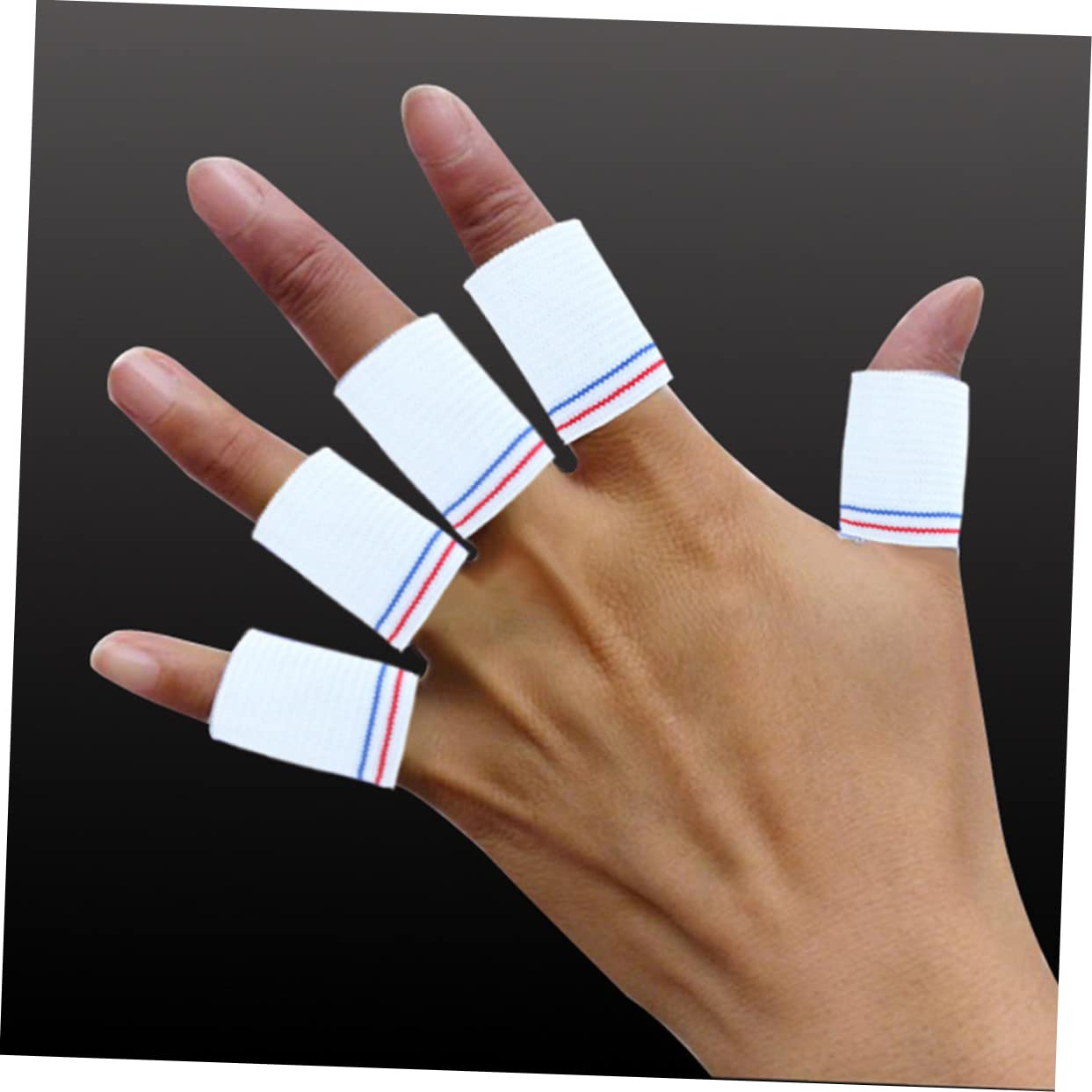 BUTIFULSIC Sports Finger Sleeves 20pcs Nylon Finger Sleeves for Basketball Volleyball Protection Support Easy Wash