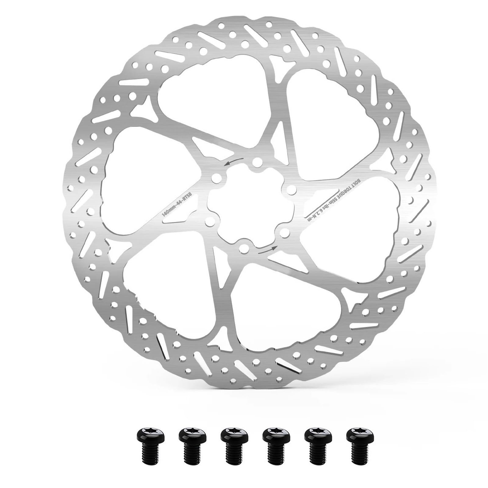 HAYSXVR Bike Brake Drum Fit For SHIMANO Hydraulic Brake Rotor 140MM 160MM 180MM 203MM Bicycle Brake Discs Bike Disc Brake Rotor Bicycles Rear Brake Drum(1PC 140MM)