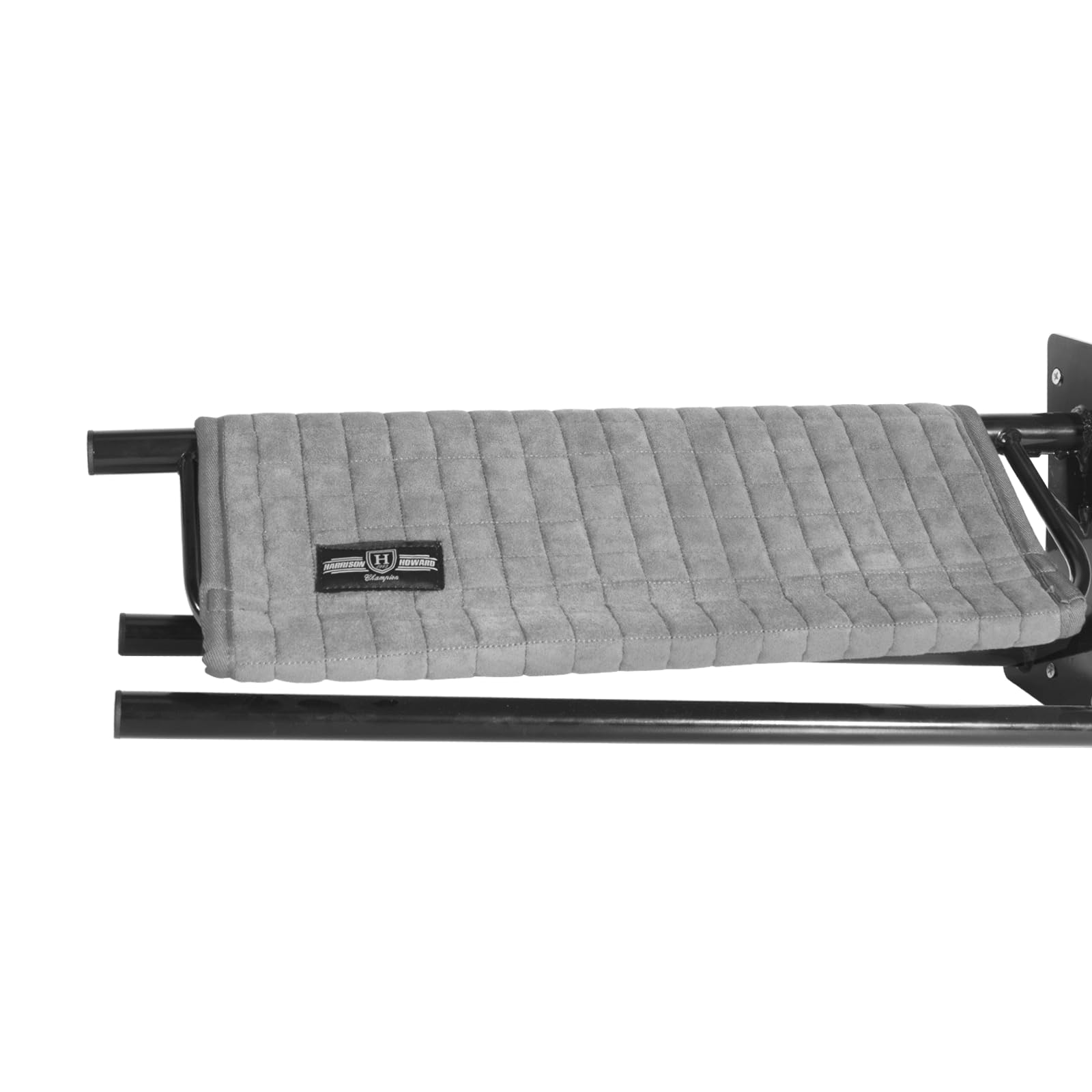 Harrison Howard Wall Mount Saddle Rack Suede Saver Adds Protection to Underside of Saddle Prevents Bar Indentations Secure Saddle Use with Saddle Rack, Saddle Saver Only Grey