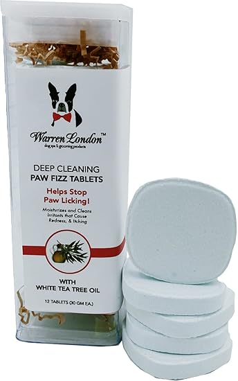 Warren London Deep Cleaning Paw Fizz Tablets for Dogs and Cats