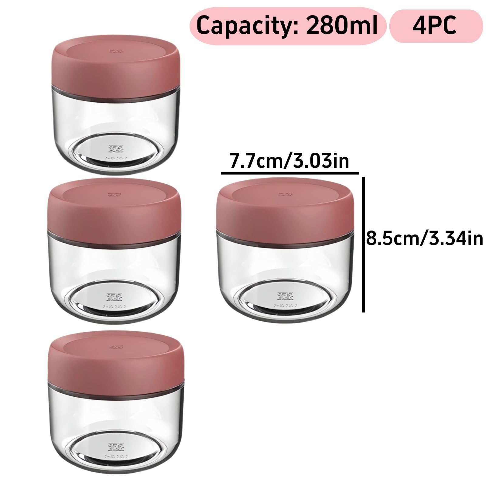 NBBENG Overnight Oats Jar Container,Glass Mason Jars with Lids Overnight Oats Container, Yogurt Pot, Breakfast Pots - Image 2