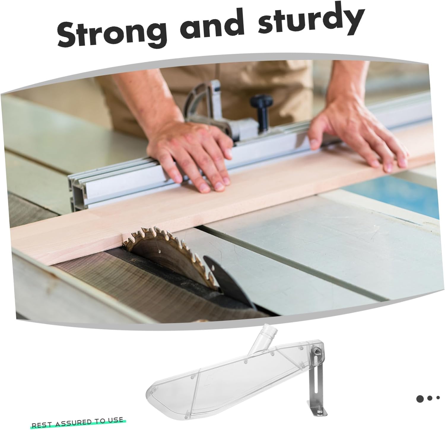 Gadpiparty Table Saw Protective Cover for Saws Transparent Strong and Sturdy Woodworking Accessory Safety for Precise Cutting