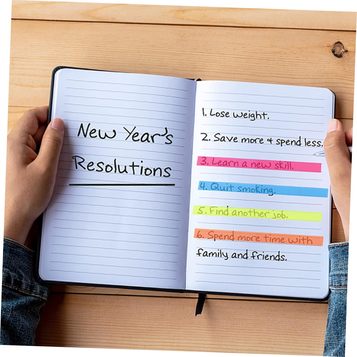 Operitacx 100rollen Selbstklebende Transparente Haftmarker Farben Wiederverwendbar Für Schule Büro Zuhause Für Notizen Seitenmarkierungen
