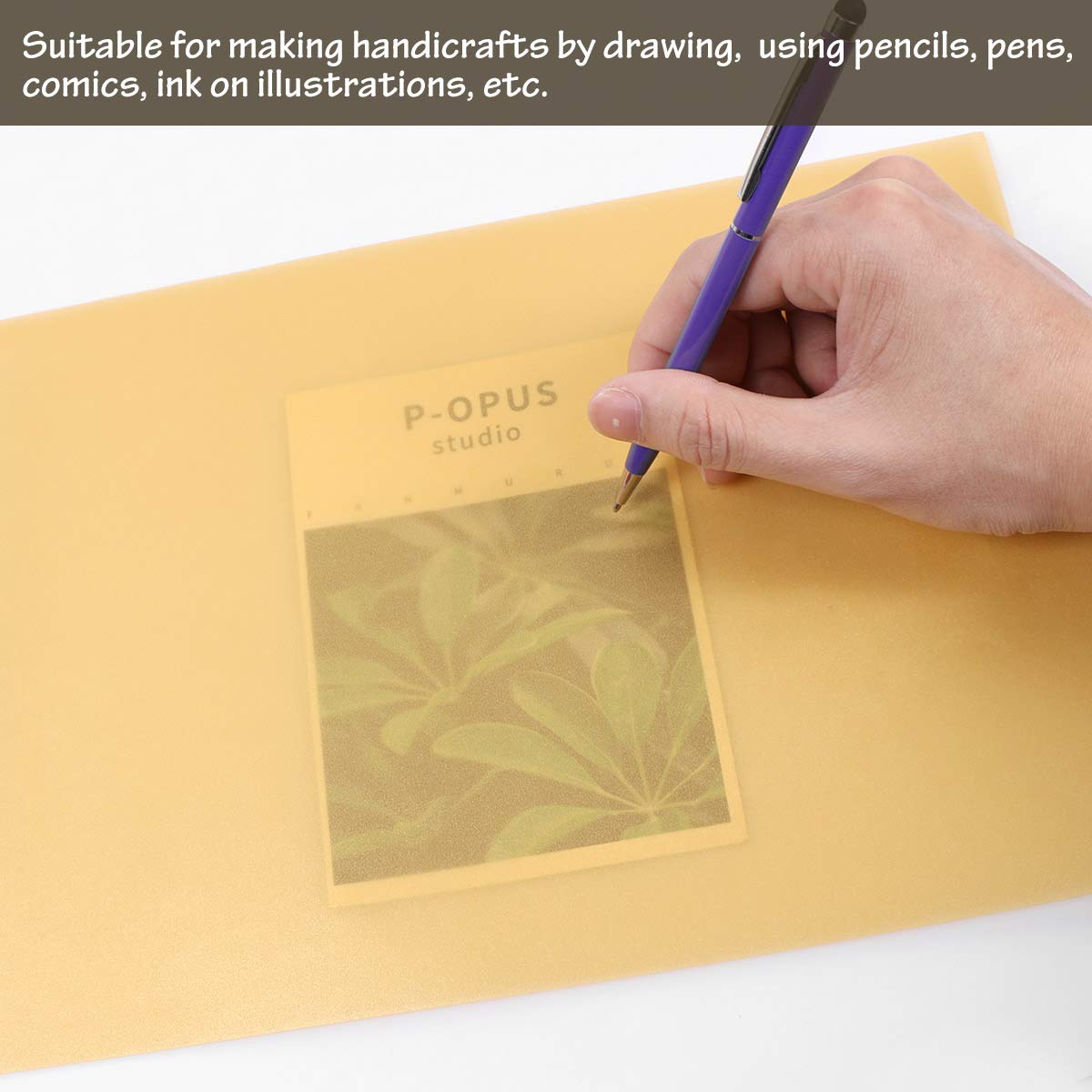 Benbo Pergamentpapier, farbig, 20 Blatt, 10 Farben, durchsichtiges Skizzenpapier, Transparentpapier, verschiedene Pergamentpapier für Einladungen, Scrapbooking, Druck und Kunsthandwerk (21.1x29.2 cm)