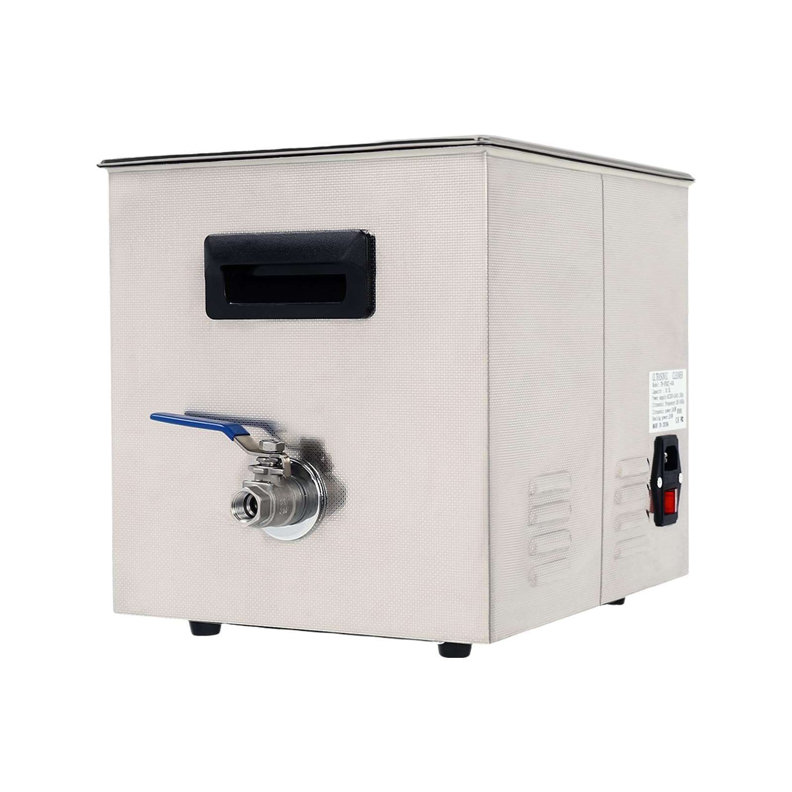 30L 600W Ultraschallreiniger Edelstahl Ultraschallreinigungsgerät mit Entgasung 28/40kHz 0–80°C 0-30min Digital ultrasonic cleaner mit Reinigungskorb Reinigung von Schmuck Brillen Uhren