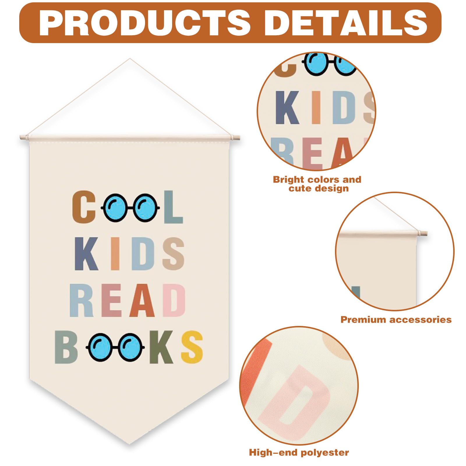 Rincón de lectura para niños decoración bohemia para el aula, diseño simple natural y fresco decoración de la biblioteca, decoración de la pared para niños adecuado para decorar el aula biblioteca