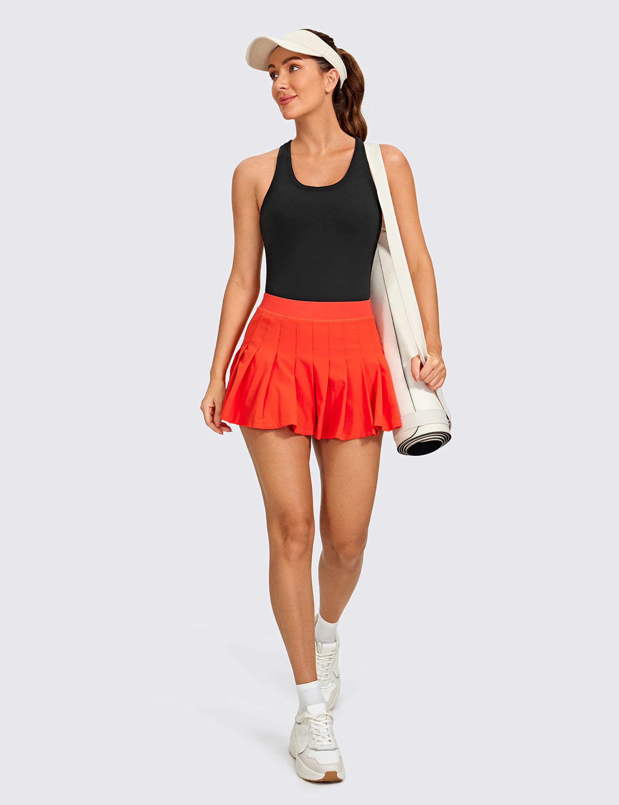 CRZ YOGA Butterluxe Camiseta sin Mangas para Mujer con Espalda Cruzada sin Mangas, para Gimnasio