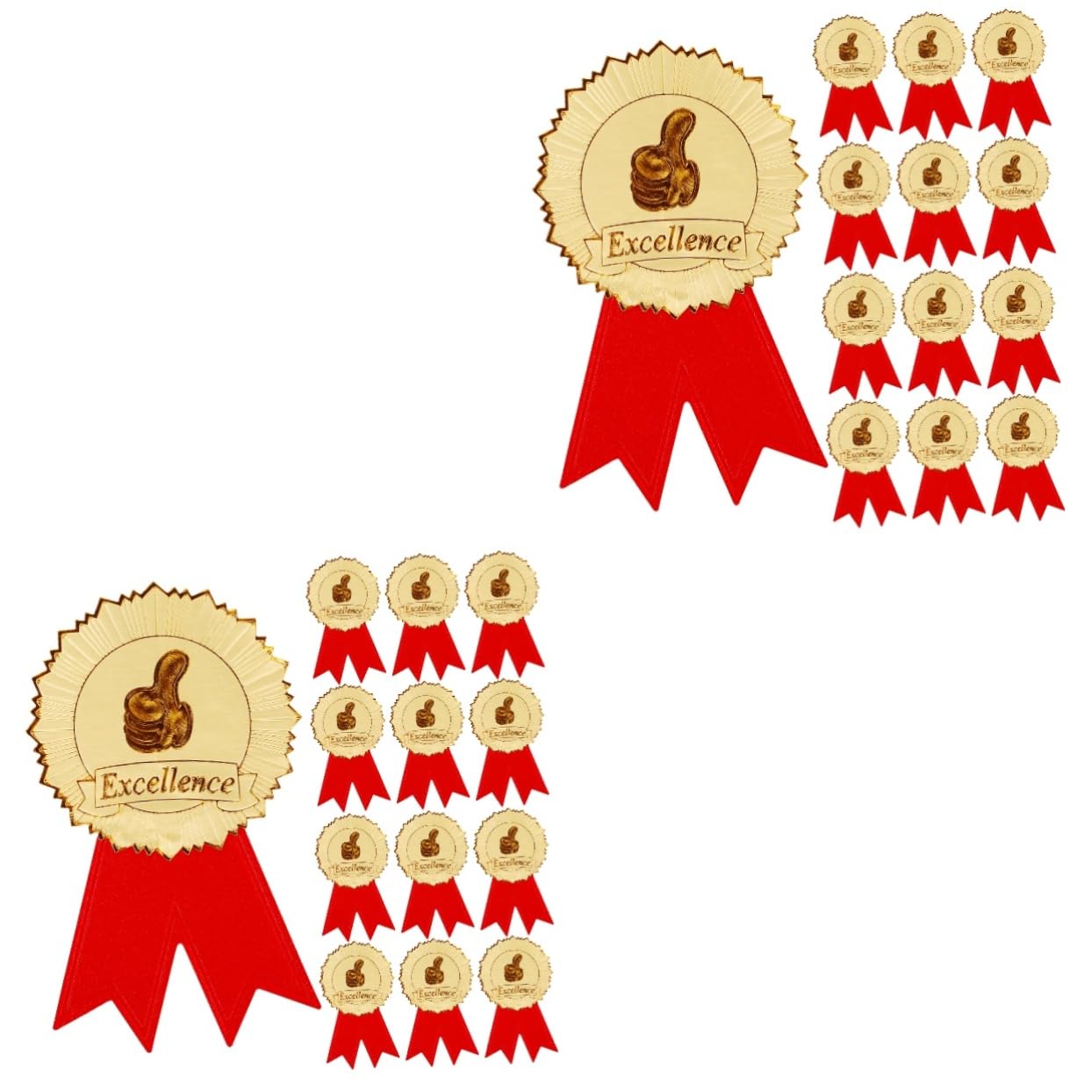 Happyyami 72sätze Zertifikatsmedaillen-stickern Mit Prägung Kreative Auszeichnungen Für Abschlussurkunden Medaillen Und Belohnungen Für Feierliche Anlässe Und Veranstaltungen