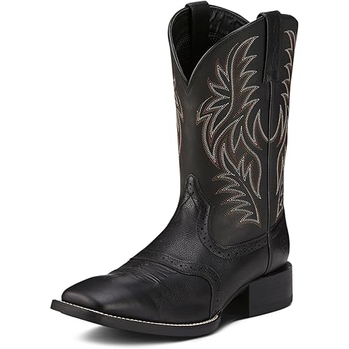 Ariat Arena Rebound Western Boots - Men's Wide Square Toe Leather Boot