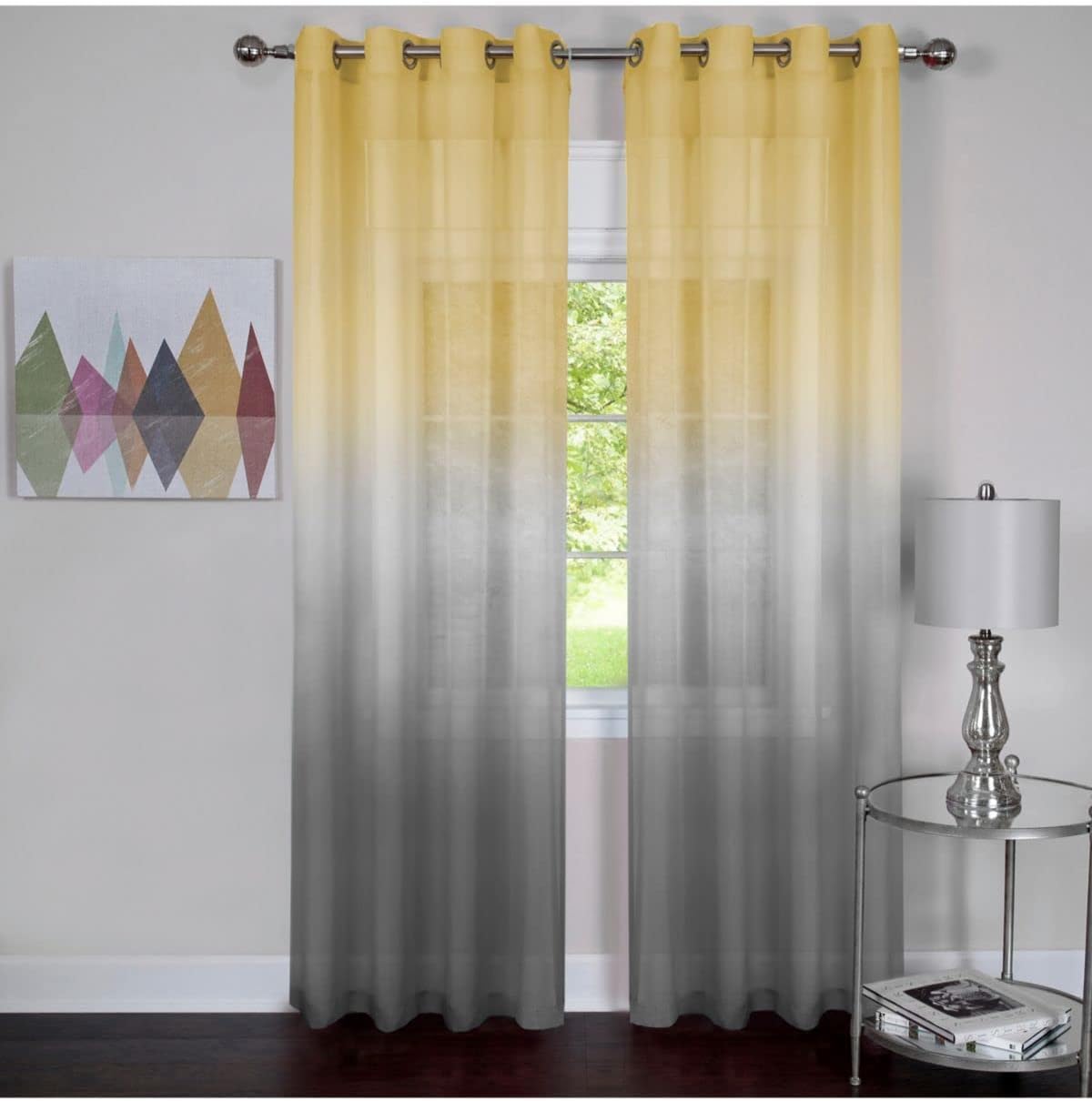 ACHIM Rainbow - Single Grommet Panel - 52 x 63 Blue