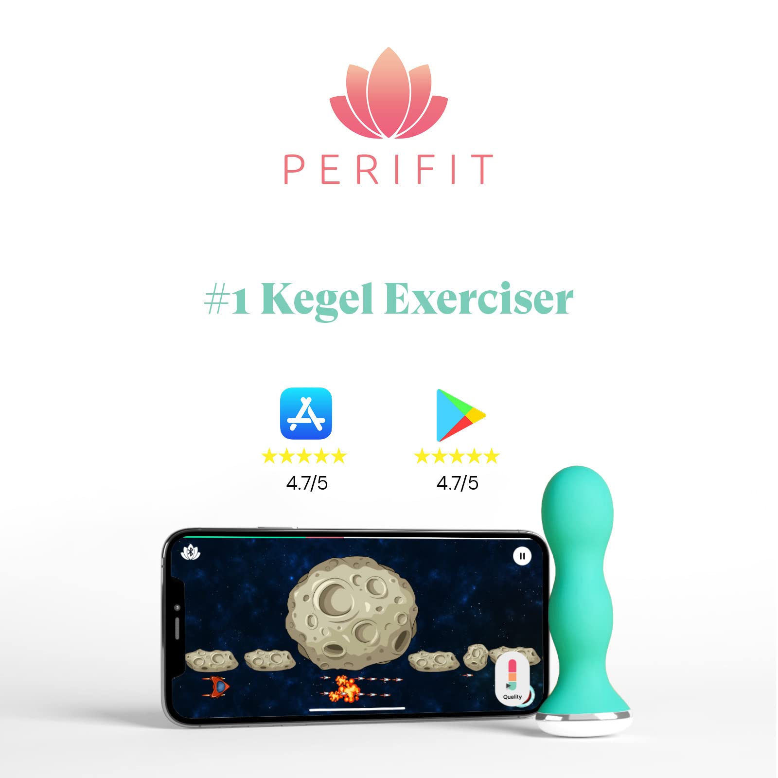Perifit Pelvic Floor Exerciser with App Kegel Trainer Strengthen