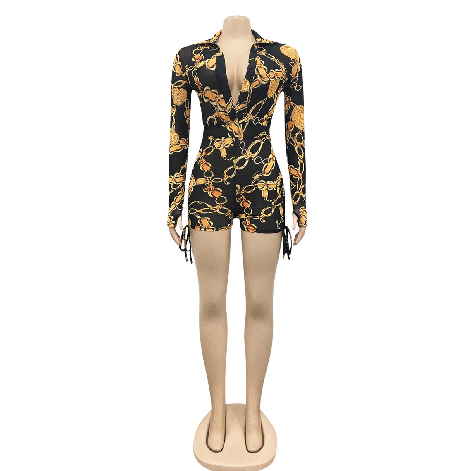 Mameluco de verano para mujer que soluciona tu look rápido con manga larga y short ajustable