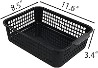 Vista 2 de Begale Bandejas de almacenamiento de escritorio de plástico, cestas organizadoras, juego de 6