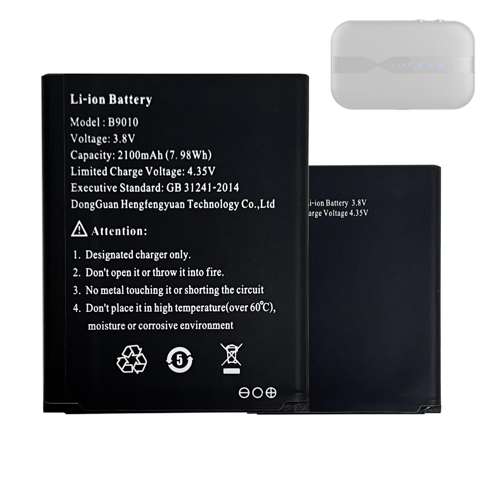Batteria di ricambio B9010 compatibile con D-Link WiFi D-Link DWR-932, DWR-932M B9010, ES-M5 Mobile WLAN Router