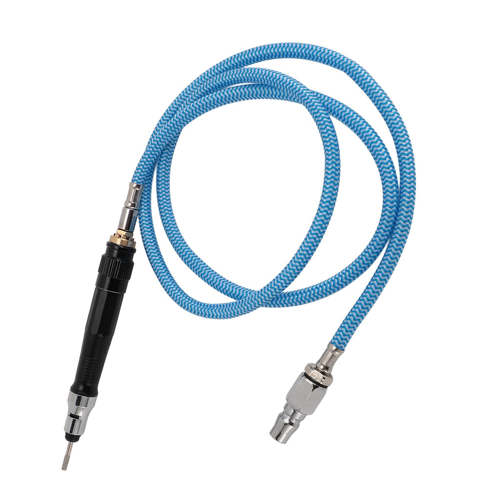 lvifloae Pneumatic Pencil Sharpener 70000rpm NPT1/4 inch Connector Mini Pencil Polishing and Cutting Tool with 3mm Collet and 10 Bits for Grinding, Cutting, Polishing, Solder