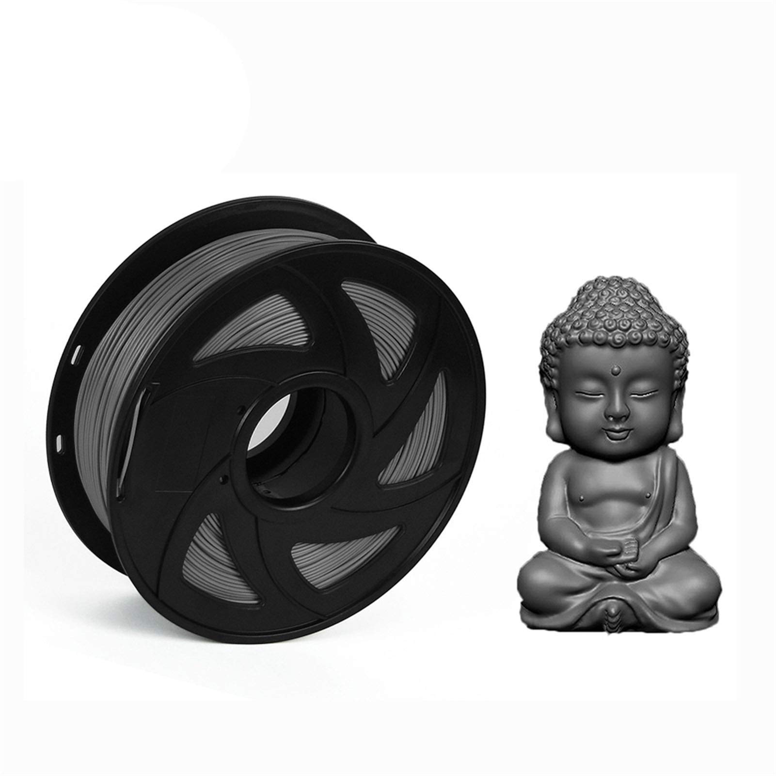3D-PLA/ABS/PETG-Filament, 1,75 mehrfarbig, 1 kg, Kunststoffspulen-Filament, 3D-Drucker-Filament Impressora 3D-Filamento (Farbe: PLA 1 kg rot)