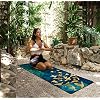 nuveti Printed Travel Yoga Mat-1/16 Inch Thick Non Slip Fitness Workout Mat with Carrying Bag, Foldable Lightweight Suede & Natural Rubber Yoga Mat for Yoga Pilates and Fitness 72 L x 24 W x 1.5mm