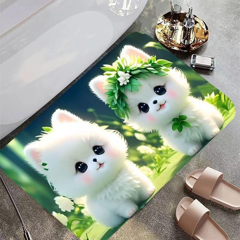 Tapis de salle de bain diatomite extérieur et douche pour animaux domestiques