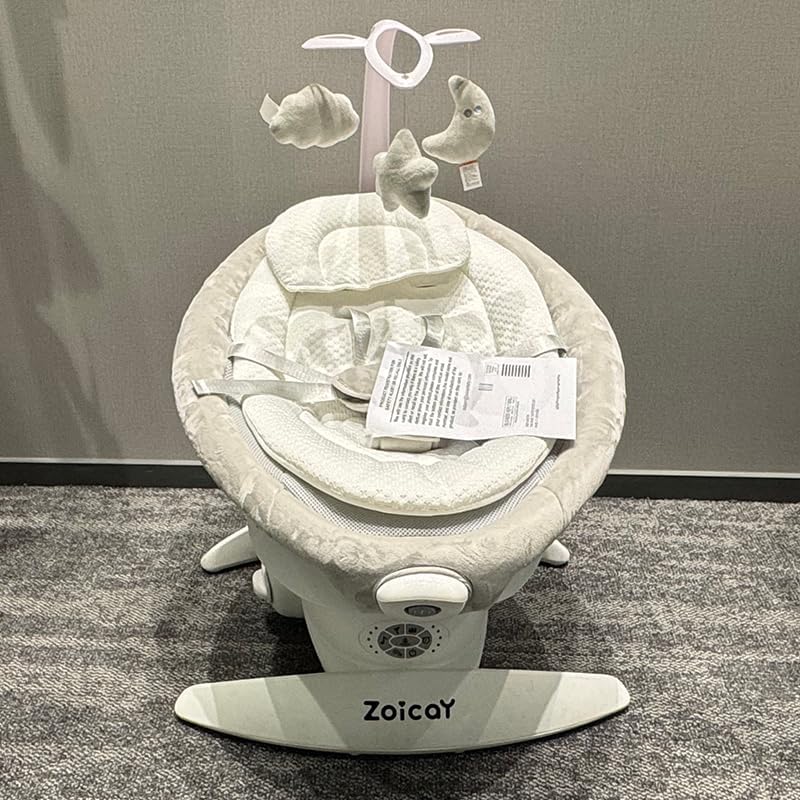 3 en 1 Mecedora Bebe Electrique 9 Modos con Balanceo Automático & Vibración