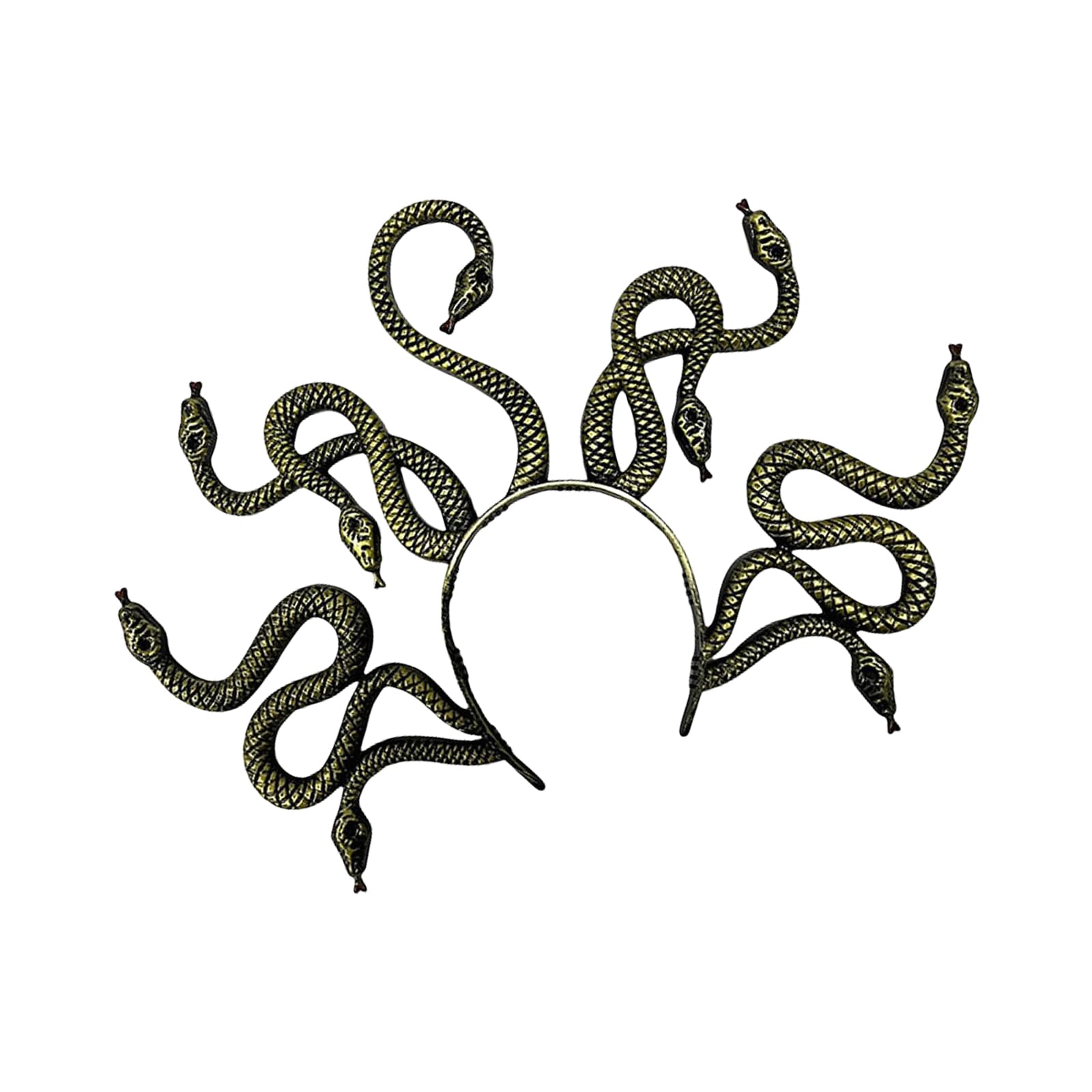 Fentency Hairbands Halloween Photo Booth Props Metallic Snake Headbands Party Headpiece Crowns Headbands for Music Festivals