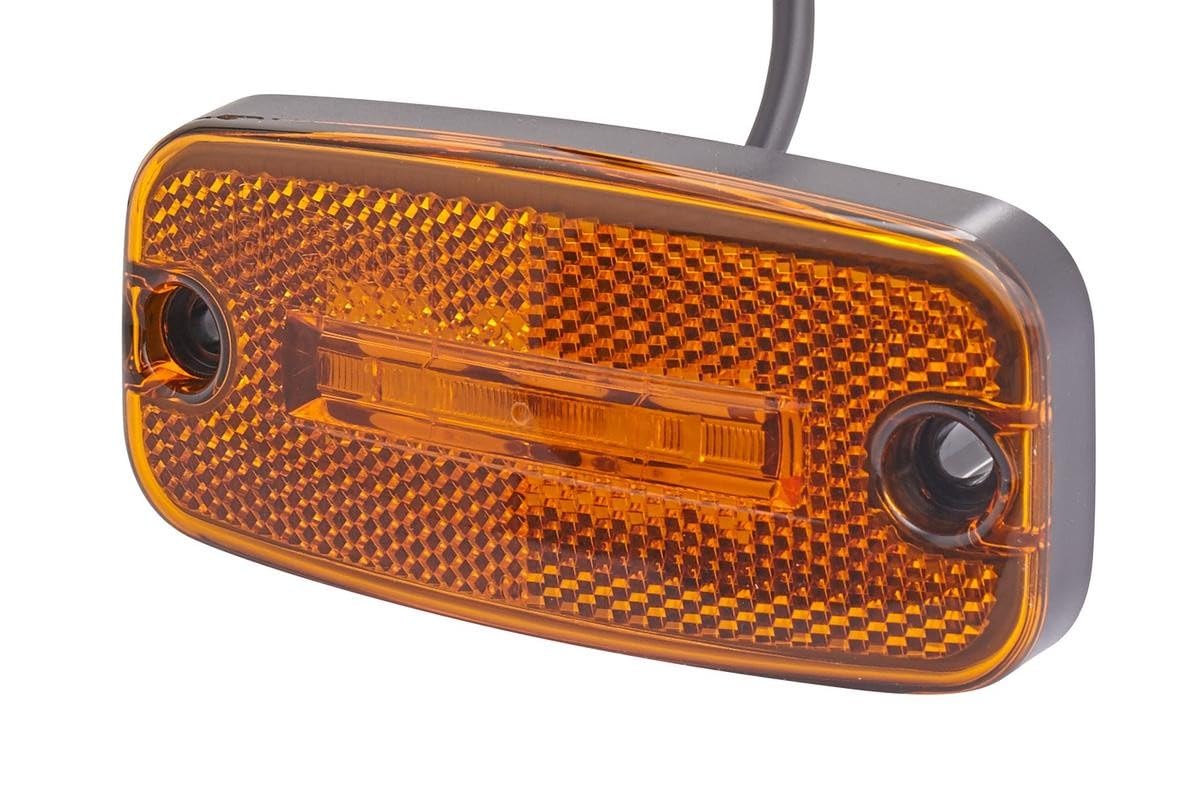 Hella Light/Amber Marker Led, Rectangular, 12V, Bolt On, 2 Led's, 2Ps345600001