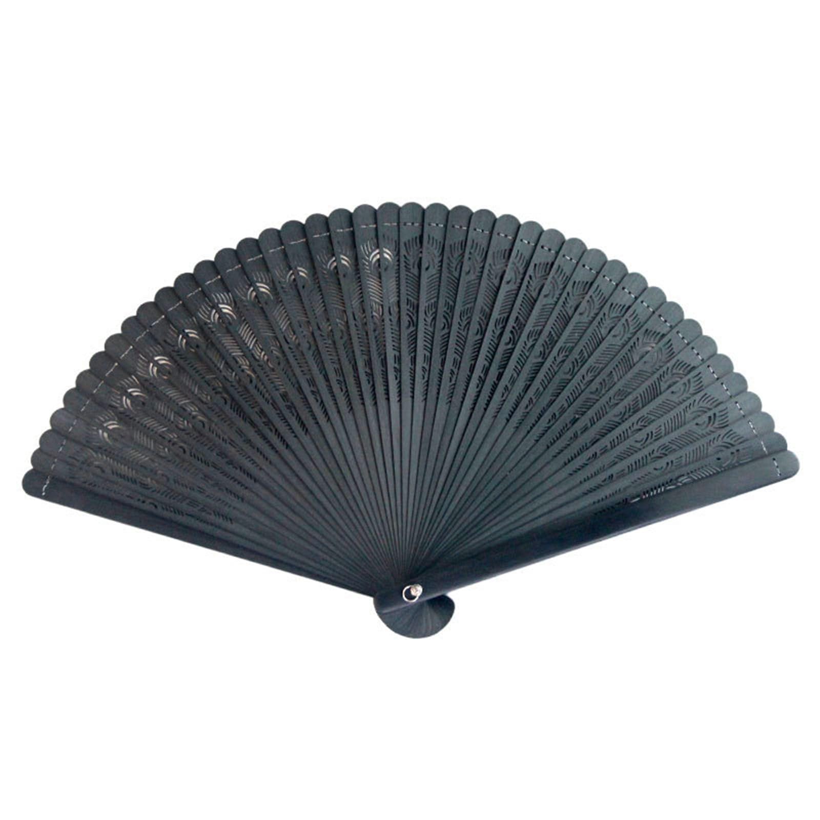 Ekoama Decorative Hand Fan,Folding Fan Hollow Carved Foldable Handheld for Photography Props,Home Decors