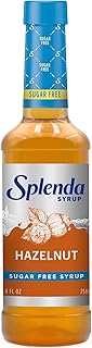 Splenda Coffee Syrup, Hazelnut, Sugar Free, Flavored Liquid Syrups for Drinks, 750 ml Bottle
