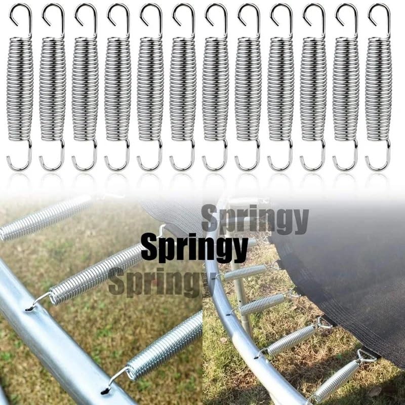 Robuste molle per trampolino – Molle di ricambio per carichi pesanti per maggiore rimbalzo e sicurezza – Accessori per trampolino da giardino per prestazioni ottimali
