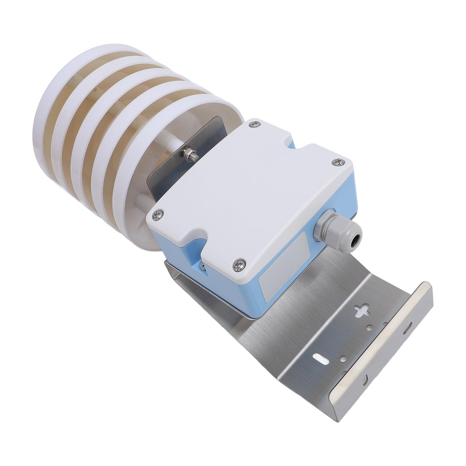 Sxhlseller Sensor y Transmisor de Temperatura y Humedad con Caja de Rejilla, Sensor Exterior con Clasificación IP65 con Salida de 4-20 MA/0-10 V, Amplio Rango 0-100% RH -20~60 ℃ para Agricultura,