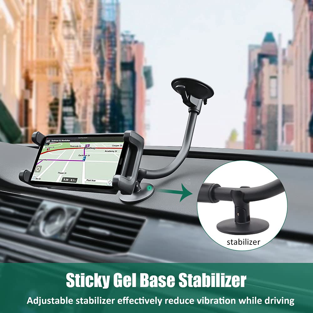 OHLPRO Supporto Tablet Auto Regolabile 360° Forte Ventosa da Parabrezza