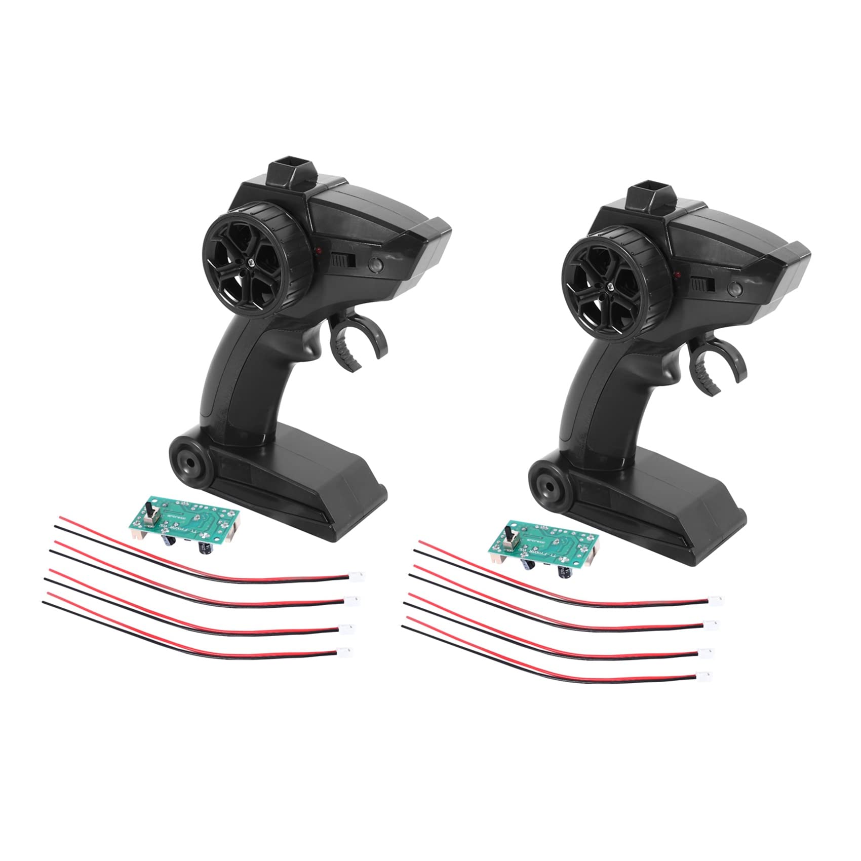2 x 2,4 G 4 canales transmisor RC inalámbrico receptor radio mando a distancia emisor con receptor placa para coches RC barcos