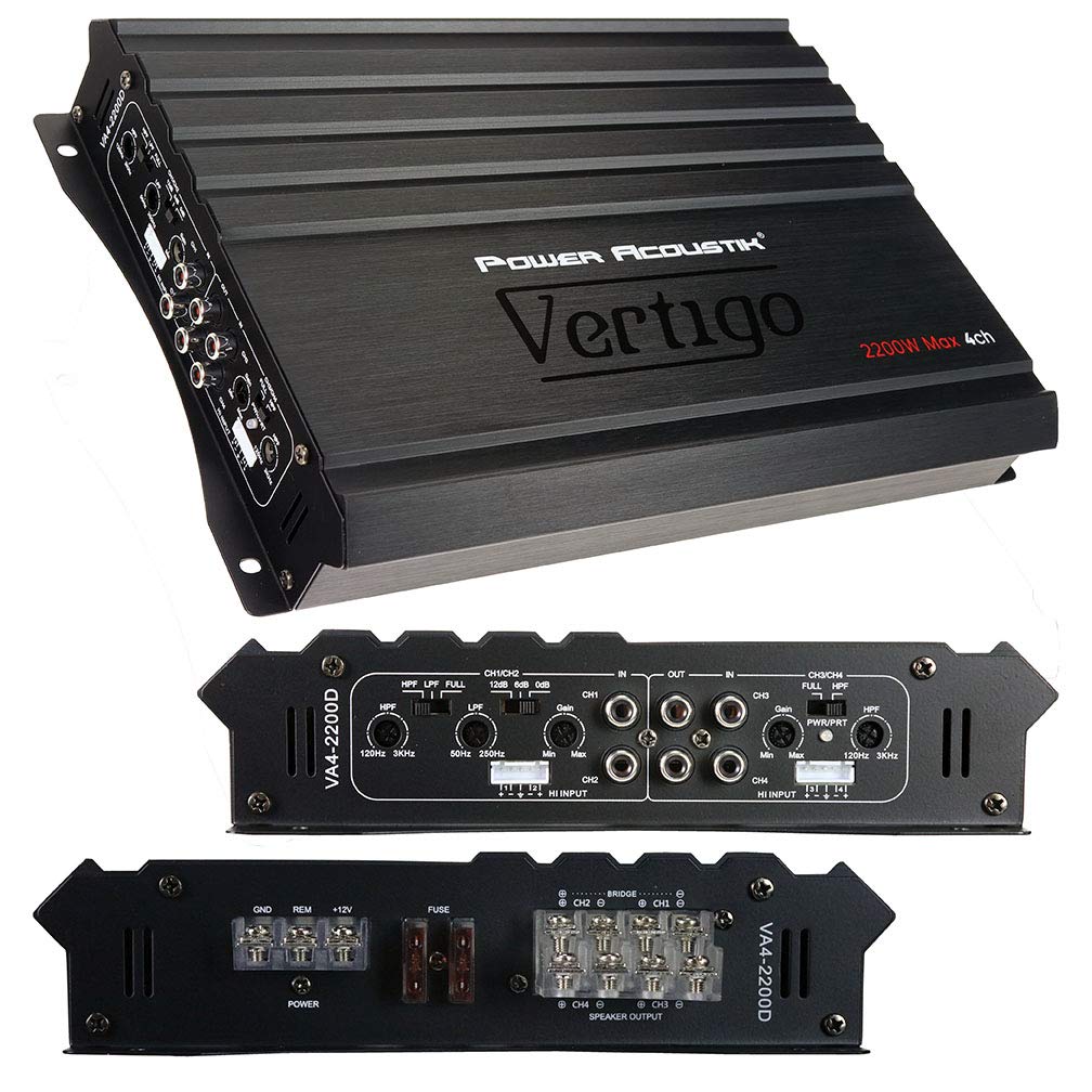 Amazon.co.jp: Power Acoustik VA4-2200D 2チャンネル 2200W