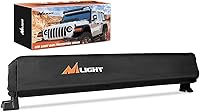 Vista 1 de Nilight Cubierta de barra de luz LED de 22 pulgadas, funda protectora de nailon negro, ajuste universal, barra recta y curva, impermeable, a prueba