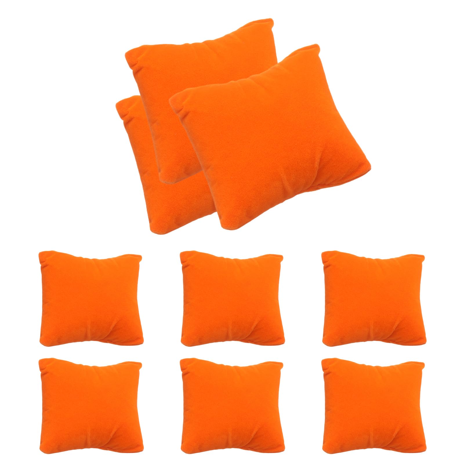 Muiltvoe 12pcs Velvet Bracelet Watch Pillow, Jewelry Display Pillow for Bracelet, Watch, Anklet, Bangle, Dangle Earring and Necklace Green