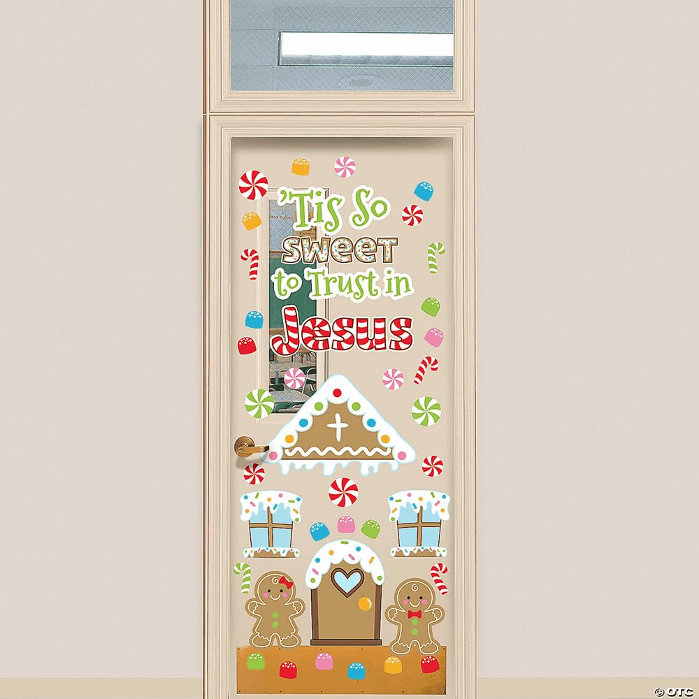 Amazon.com: Fun Express Faith Gingerbread Door Decorating Kit 42
