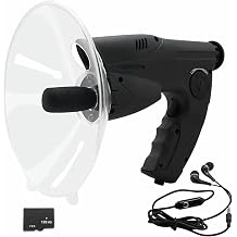 Listening Device Parabolic Microphone Monocular Recording Sound Amplifier Spy Ear Bionic Listening Device Headphone TF Card Included