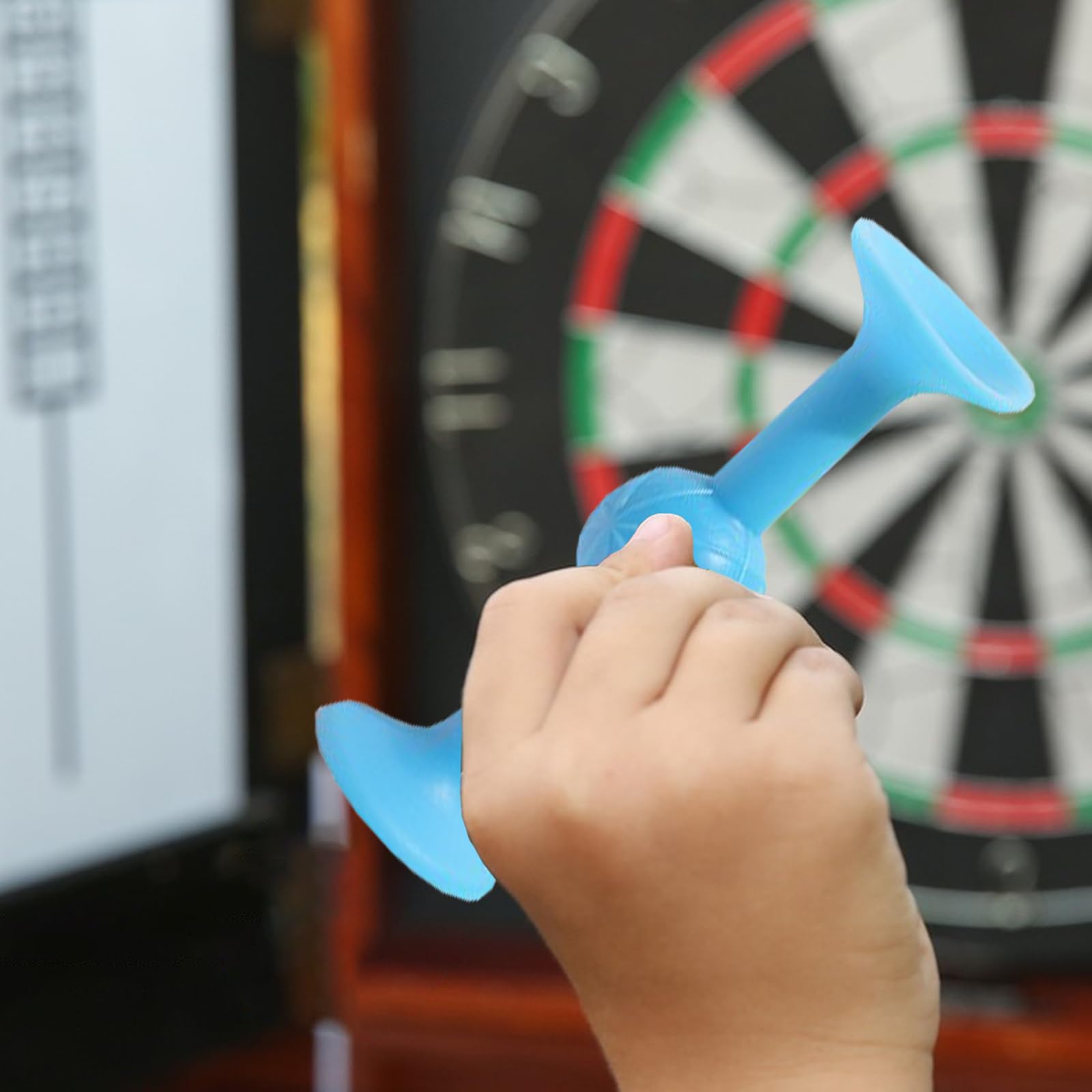 12pcs Suction Cup Dart HSYWSH Sucker Toys Pop Darts Sensory Sticks for Kids Release Stress Dart Toy Soft Silicone Suction Sticky Darts Throwing Toys Family Interactive Games Children (Multicolor A) - Image 4