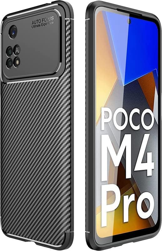 Jkobi Flip Cover Case for Poco M4 Pro 4G (Stitched Leather Finish