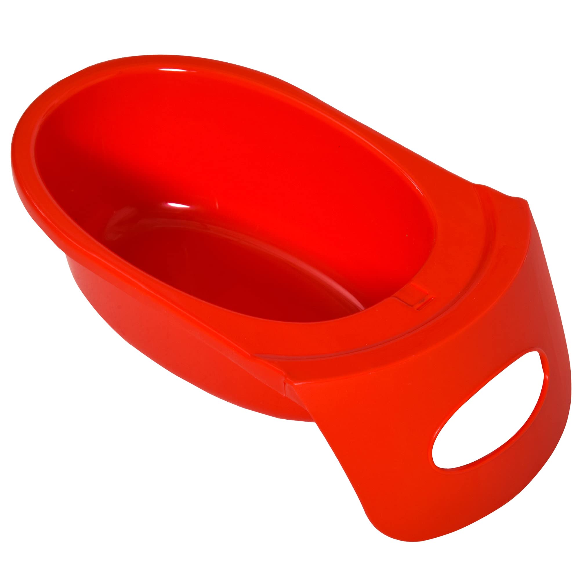 HOMCOM Vasino per Bambini da 6 Mesi a 3 Anni, WC per Bambini a Forma di Macchina con Volante e Vaschetta Rimovibile, Rosso