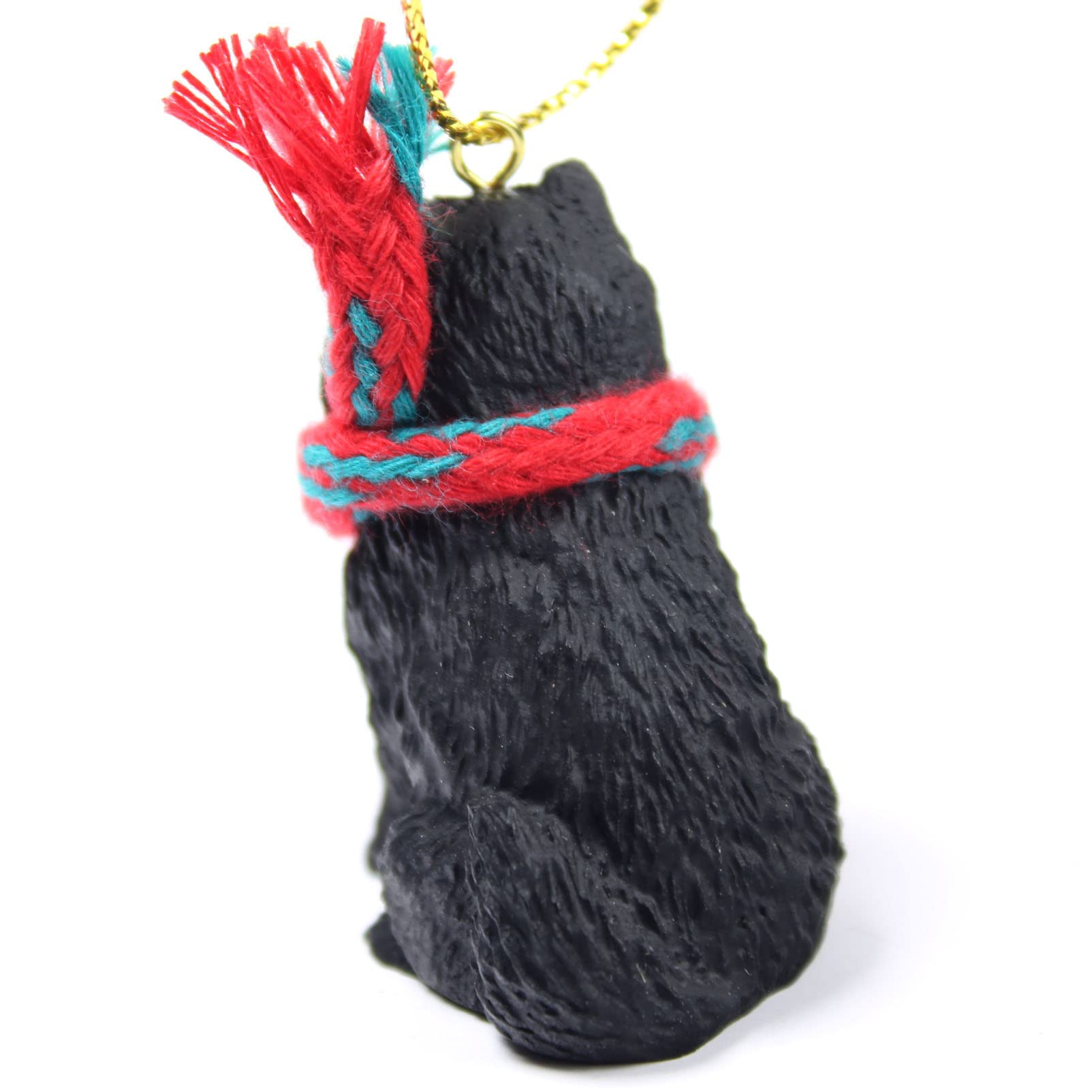 Conversation Concepts Chow Chow Tiny Miniature One Christmas Ornament - Delightful! (Black)