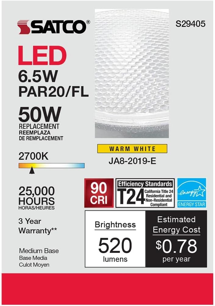 Satco - S29405 - Light Bulb - Clear