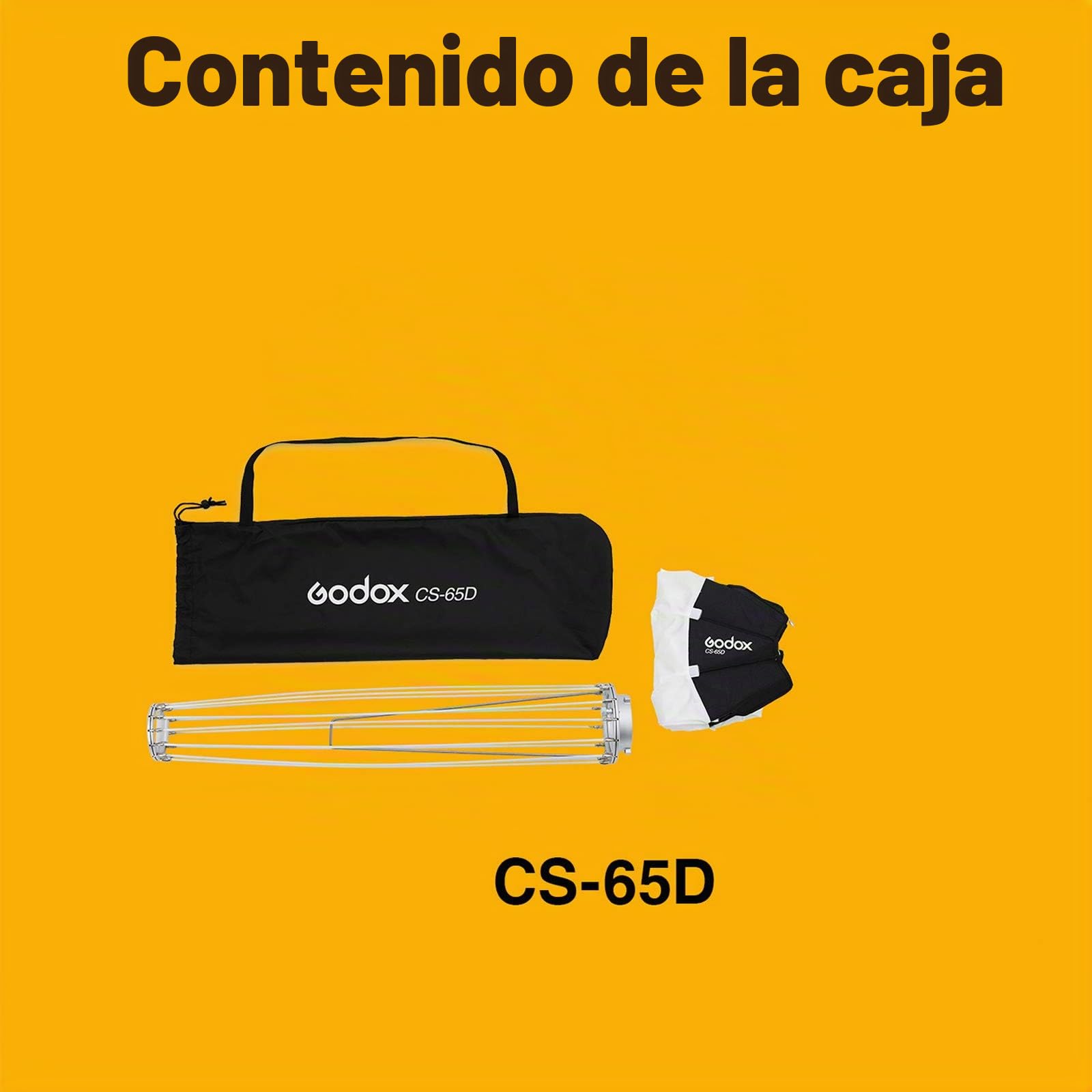 GOODOX CS-65D Softbox de Linterna Monte de Bowens 65cm | Instalación Rápida de 65 cm Softbox de Globo Plegable para Fotografía de Iluminación Continua de Estudio de Retrato