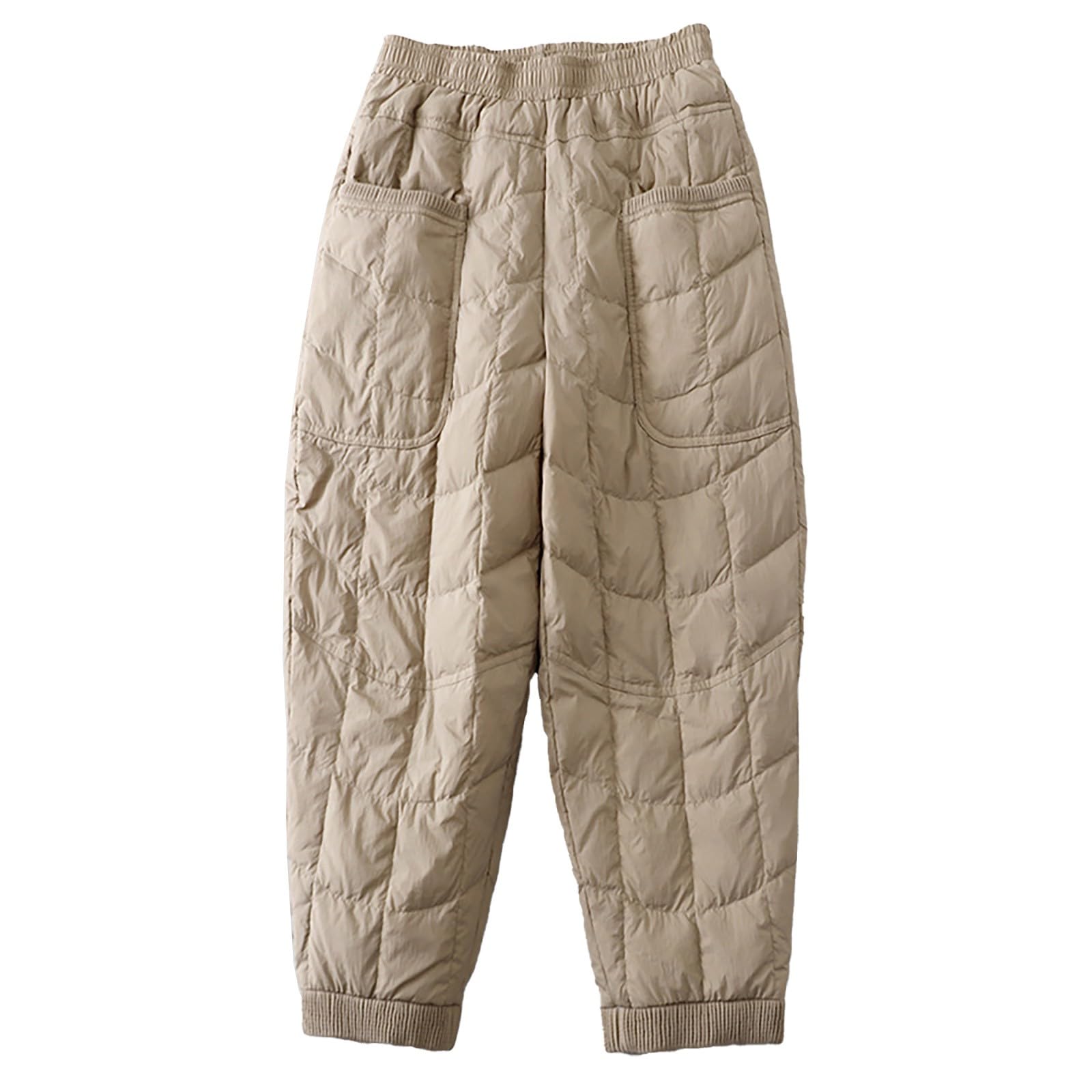 Thermohose Damen Winter Gefüttert, Winterhose Warme Verdickte Stepphose