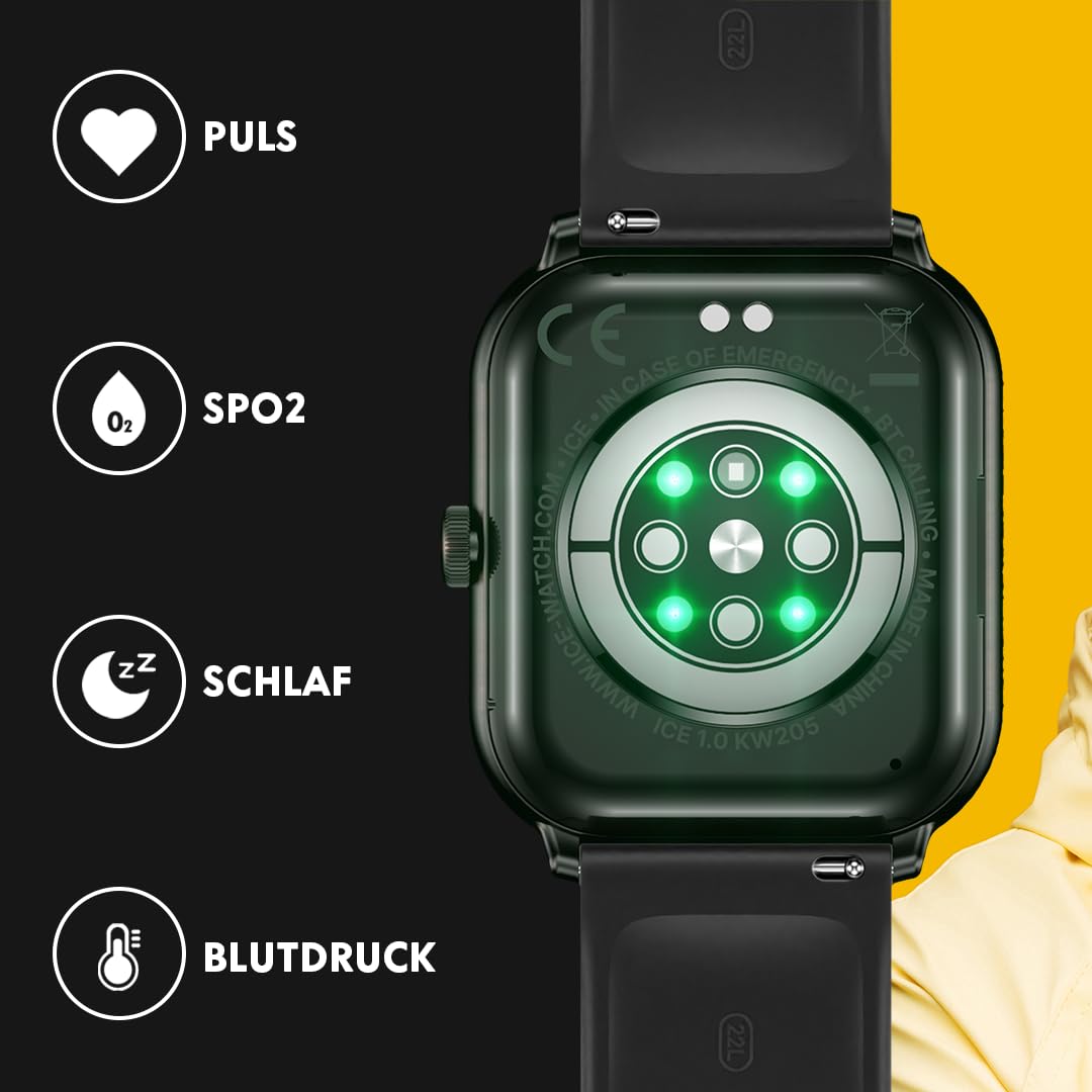 ICE-WATCH - Ice smart - Smartwatch mit Silikonarmband (1,85")