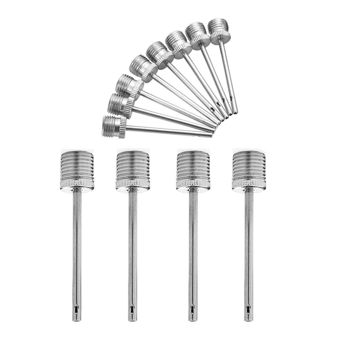 Air Pump Needle, Dual-Port Inflation Needles,Pump Needle for Football Basketball Soccer Ball Volleyball Rugby Balls -12PACK