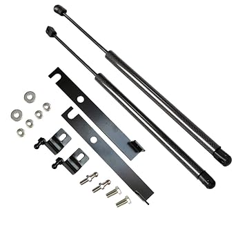 Lift Supports for Toyota Corolla E210 2018-2020 Front Bonnet Hood Modify Carbon Fiber Gas Charged Shock Dampers Spring Struts Bar 2 PCS Black Carbon Fiber