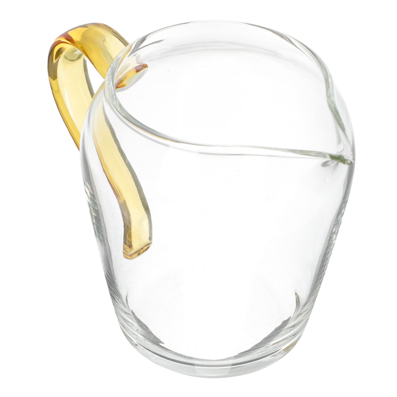 GRIRIW Fair Cup Coffee Cup with Lid Mini Teapot Tea Cup with Lid Clear Espresso Mugs Expresso Coffee Espresso Cups Coffee Cups with Lids Clear Coffee Cups High Borosilicate Glass Yellow