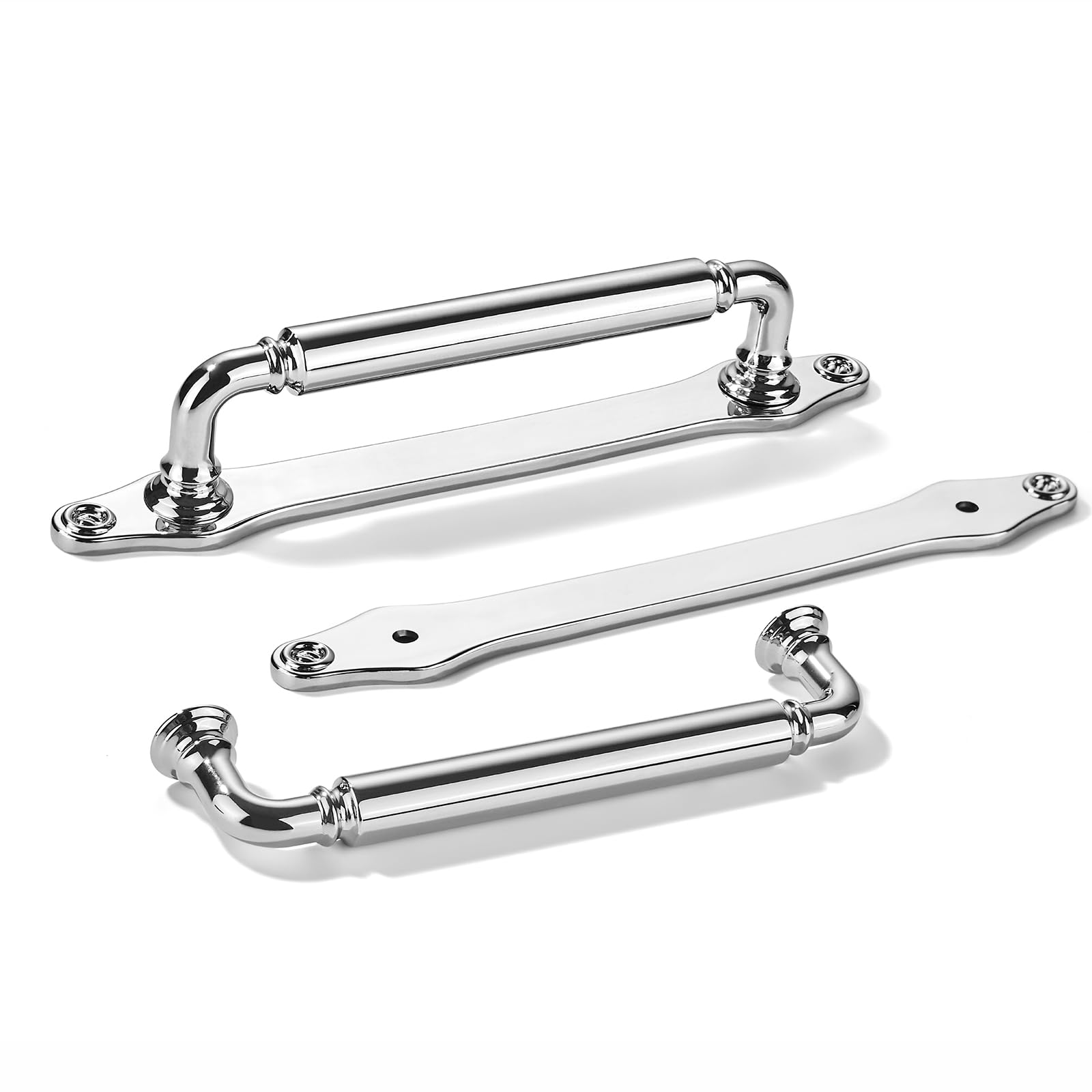 KHTUMEWARE-279BP Polished Chrome Cabinet Pulls CTC 5 in (128 mm) 5-Pack