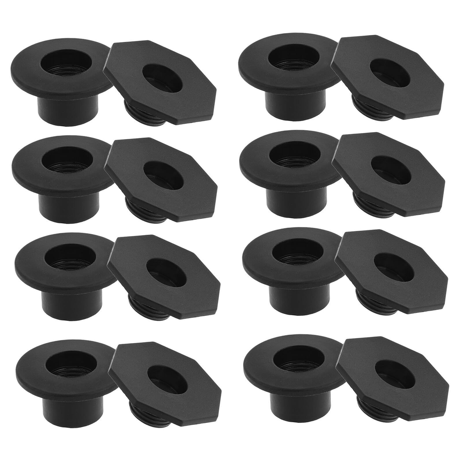 HANABASS 16 Pares Rodamientos para Futbolín con Accesorios Completos de Repuesto Masculinas y Femeninas Kit para Mesa de Fútbol de Compatibles Montaje Sencillo